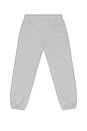view 2 of 5 Printed Logo Jogger in Medium Grey Heather