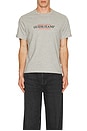 view 4 of 4 American Trad Tee in Medium Grey Heather