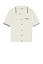 view 1 of 4 Knit Button Down Shirt in Warm White
