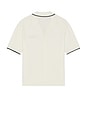 view 2 of 4 Knit Button Down Shirt in Warm White