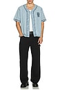 view 5 of 5 Baseball Denim Shirt in Light Heritage Wash