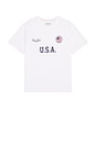 view 4 of 4 T-SHIRT in Usa White