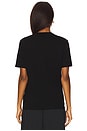 view 4 of 5 Short Sleeve Slim Script Tee in Jet Black