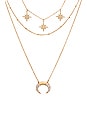 view 2 of 2 North Star Layering Necklace in Gold