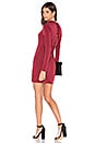 view 1 of 4 Long Sleeve Dress in Burgundy