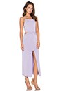 view 2 of 3 Slit Front Midi Dress in Lilac