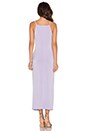 view 3 of 3 Slit Front Midi Dress in Lilac