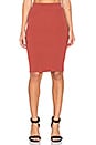 view 1 of 3 Pencil Skirt in Rust