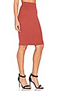 view 2 of 3 Pencil Skirt in Rust