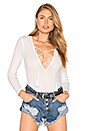 view 1 of 5 Lace Up Bodysuit in Cream