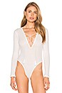 view 2 of 5 Lace Up Bodysuit in Cream