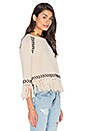 view 2 of 4 Fringe Top in Stone