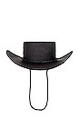 view 2 of 4 SOMBRERO DE COWBOY in Black