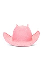 view 3 of 3 Gene Cowboy Hat in Pink