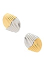 view 1 of 2 Bruer Earrings in Gold & Silver