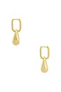 view 2 of 3 Abstract Stud Earrings in Gold