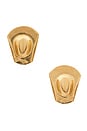 view 1 of 2 Cowgirl Hat Earring in Gold