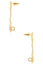 view 2 of 2 Lillian Earring in Gold
