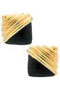 view 1 of 2 PENDIENTES DE TACHUELA JANE in Gold