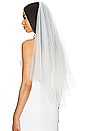 view 1 of 6 Classic Veil in White