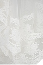 view 4 of 4 Mini Lace Trim Veil in Pale Ivory