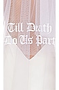 view 5 of 9 Embroidered Midi Veil in Till Death Do Us Part