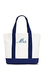 view 1 of 4 Bridal Canvas Tote Bag in Navy