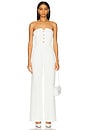 view 1 of 3 Camilo Crepe Jumpsuit in White