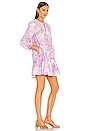 view 3 of 4 Rumi Tie Dye Dress in Lilac Tie Dye