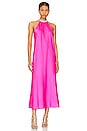 view 1 of 3 Josie Halter Dress in Hot Pink