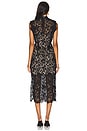 view 4 of 4 Bronte Guipure Dress in Black & Beige