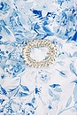 view 4 of 4 Celeste Floral Poplin Dress in Zesty Fl Wht Blue