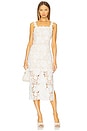 view 1 of 6 Marnee Lace Dress in White & Beige