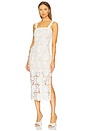 view 4 of 6 Marnee Lace Dress in White & Beige
