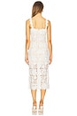 view 5 of 6 Marnee Lace Dress in White & Beige