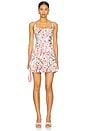 view 1 of 3 VESTIDO DE LINHO FLORAL COURTNEY in Zesty Floral