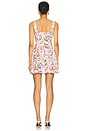 view 3 of 3 VESTIDO DE LINHO FLORAL COURTNEY in Zesty Floral