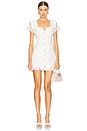 view 1 of 4 VESTIDO ENCAJE BRUNELLA in White