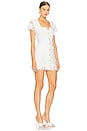 view 2 of 4 VESTIDO ENCAJE BRUNELLA in White