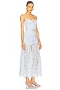 view 2 of 3 Zuria Cotton Eyelet Maxi Dress in Opal