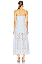 view 3 of 3 Zuria Cotton Eyelet Maxi Dress in Opal
