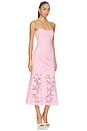 view 2 of 4 Makaia 3d Butterfly Lace Dress in Soft Rose