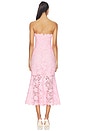 view 3 of 4 Makaia 3d Butterfly Lace Dress in Soft Rose