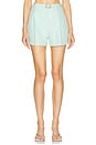view 1 of 4 Glenn Belted Shorts in Seafoam