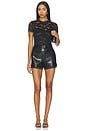 view 5 of 6 SHORT ANELLA  in Black
