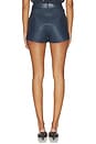 view 4 of 6 Jax Faux Leather Shorts in Peacock