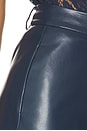 view 6 of 6 Jax Faux Leather Shorts in Peacock
