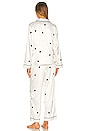 view 3 of 3 Nikki Pajama Set in Cream & Black Heart