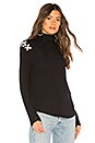view 3 of 5 Pippa Lace Up Turtleneck in Black
