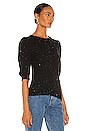 view 2 of 5 Mia Sequin Sweater Top in Black